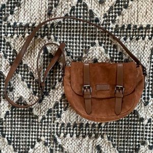 Zara faux suede crossbody